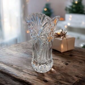 Genuine Lead Crystal Vase 24%
